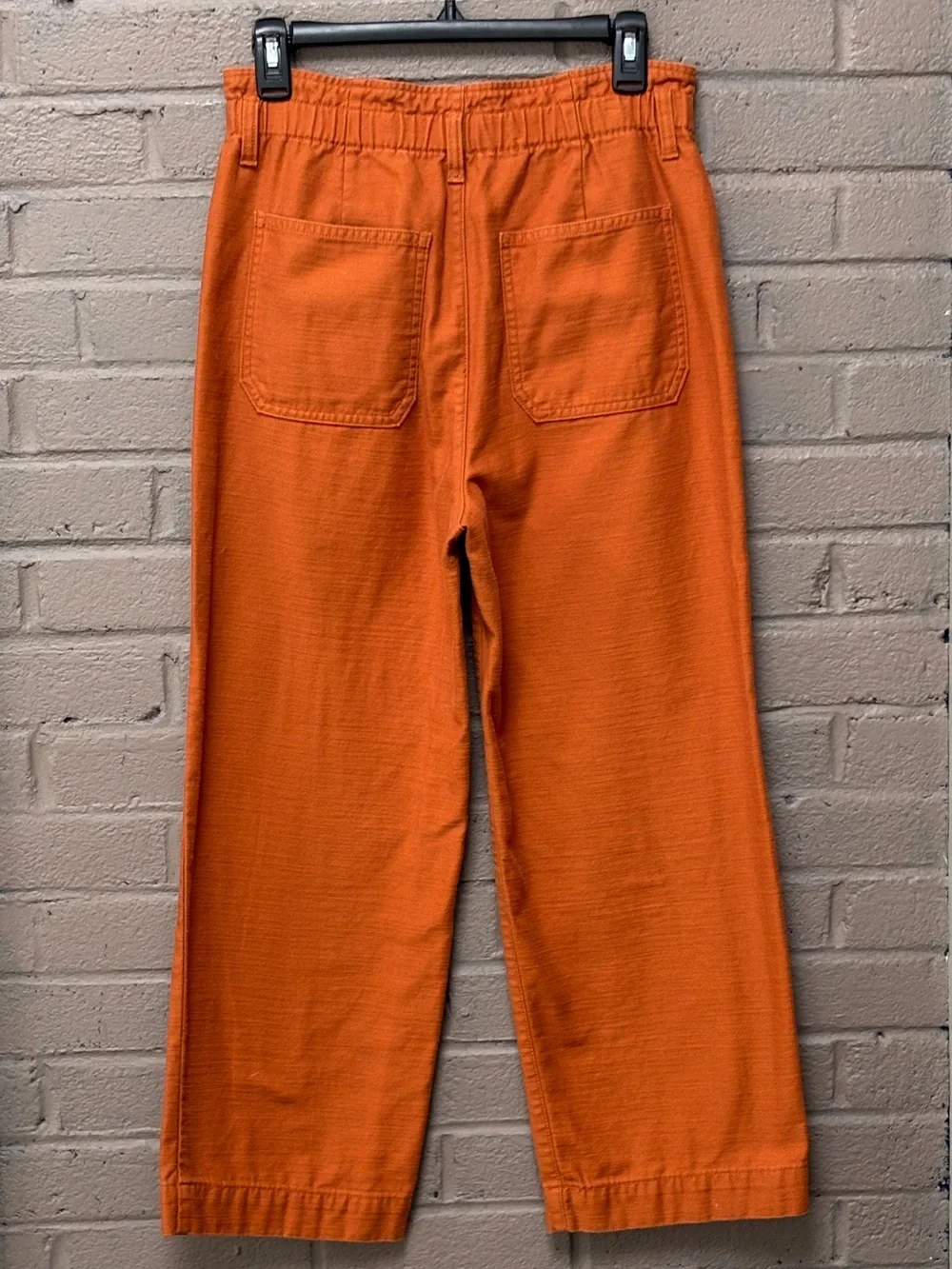 J. Crew Cotton Crop Pants in Rust Orange 4 - Picture 3 of 7